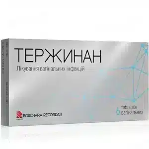 Tergynan (ternidazole, neomycin sulfate, nystatin, prednisolone) vaginal tablets №6