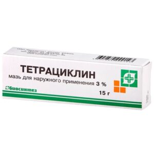 Tetracicline (tetracycline hydrochloride) ointment 3% 15 g. tube