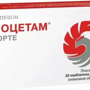 Thiocetam forte (piracetam, thiazoic acid) coated tablets №60