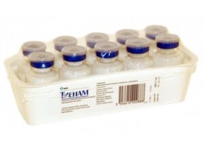 Thienam (imipenem, cilastatin sodium) powder for solution for infusion 500 mg. vials №10