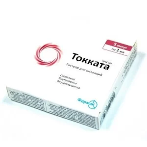 Toccata (tolperisone) solution for injections 1ml. ampoules №5