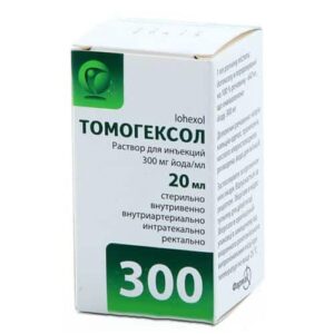 Tomohexol (iohexol) solution for injections 300 mg/ml. 20 ml. №1 vial