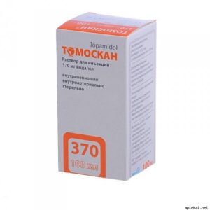 Tomoscan (iopamidol) solution for injections 370 mg/ml. 100 ml. vial №1