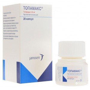 Topamax (topiramate) capsules 25 mg. №28 vial