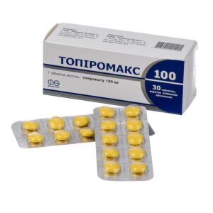 Topiromax 100 (topiramate) coated tablets 100 mg. №30