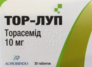 Tor-Lup (torasemide) tablets 10 mg. №30