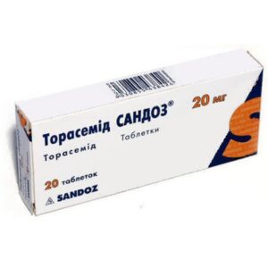 Torasemid SANDOZ (torasemide) tablets 20 mg. №20