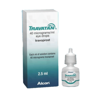 Travatan (travoprost) eye drops 40 mcg/ml. 2.5 ml. vial