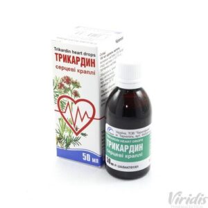 Tricardin (valerian, hawthorn, hawthorn) oral drops 50 ml. vial