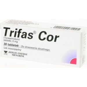 Trifas COR (torasemide) tablets 5 mg. №30