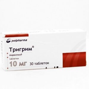 Trigrim (torasemide) tablets 10 mg. №30