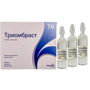 Triombrast (diatrizoic acid dihydrate) solution for injection 76% 20 ml. vials №5