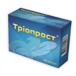 Trioprost (extracts of nettle, tribulus, ginkgo biloba) capsules 380 mg. №30