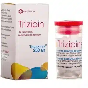 Trizipin (meldonium) coated tablets 250 mg. №40 vial