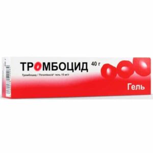 Trombocid (pentosan polysulphate sodium) 15 mg/g gel 40 g. tube