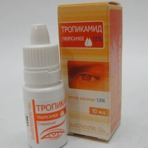 Tropicamide (tropicamide) eye drops 1% 10 ml. vial