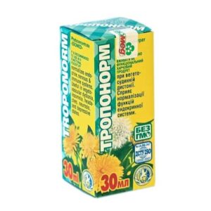 Troponorm (extracts wormwood, lemon balm) phytoconcentrate 30 ml. vial