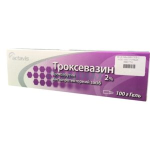 Troxevazin (troxerutin) gel 2% 100 g. tube