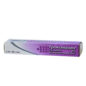 Troxevazin (troxerutin) gel 2% 40 g. tube