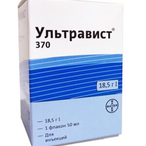 Ultravist 370 (iopromide) solution for injections 370 mg/ml. 50 ml. vial №1