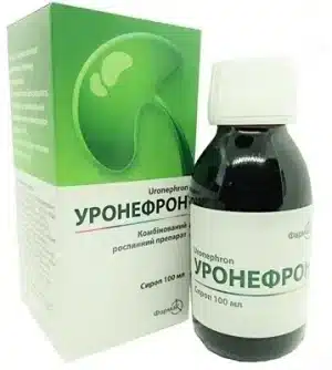 Uronefron (onion peel, roots of wheatgrass) syrup 100 ml. vial