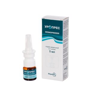 Uropres (desmopressin) nasal spray 0.1 mg/ml. 5 ml. vial