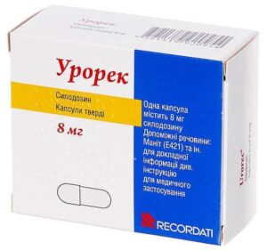 Urorek (silodosin) hard capsules 8 mg. №30