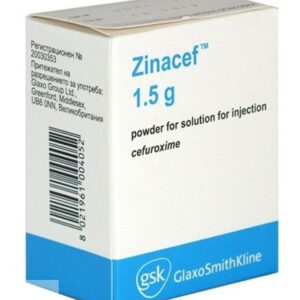 Zinacef (cefuroxime) powder for solution for injections 1500 mg. №1 vial