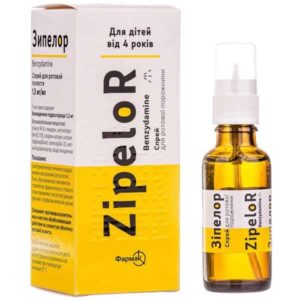 Zipelor (benzidamine hydrochloride) spray