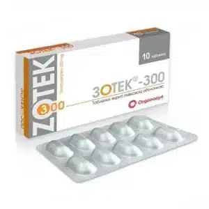 Zotec-300 (dexibuprofen) coated tablets 300 mg. №10