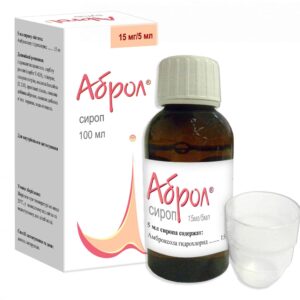 Ambroxol syrup (Abrol) 15 mg/5 ml. 100 ml.