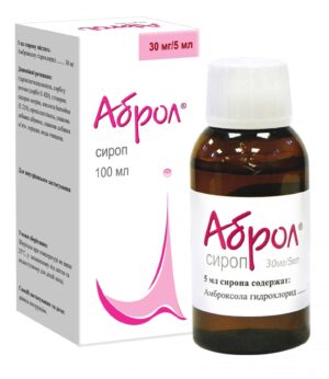 Abrol (ambroxol) syrup 30 mg/5 ml. 100 ml.