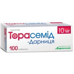 Torasemid-Darnytsia (torasemide) tablets 10 mg №100