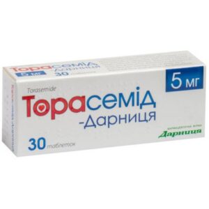 Torasemid-Darnytsia (torasemide) tablets 5 mg №30