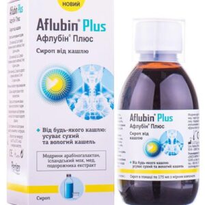 Aflubin Plus (Icelandic moss) syrup 175 ml.