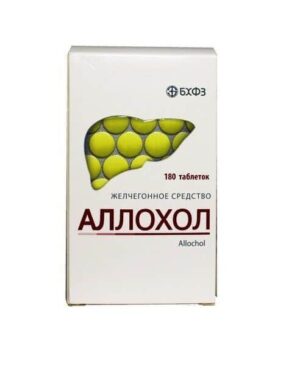 Allochol (dry bile) coated tablets №180