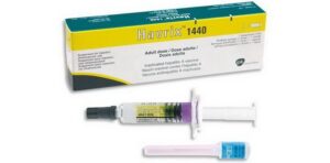 Havrix (HM 1440 hepatitis A virus strain) 1440 for adults.1d/1 ml. №1 syringe