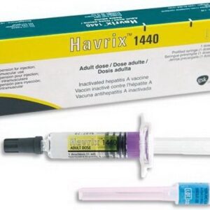 Havrix (HM 1440 hepatitis A virus strain) 1440 for adults.1d/1 ml. №1 syringe