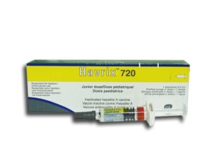 Havrix (HM 720 hepatitis A virus strain) 720 for children 1d/0.5 ml. №1 syringe