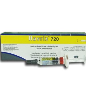 Havrix (HM 720 hepatitis A virus strain) 720 for children 1d/0.5 ml. №1 syringe