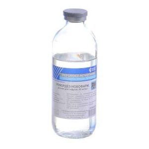 Refordez-Novofarm (hydroxyethyl starch) solution for infusions 6% 200 ml. vial