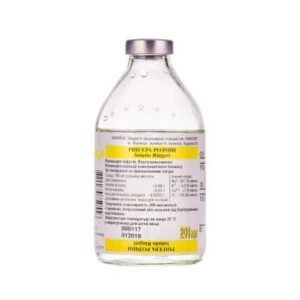 Ringera lactat (sodium chloride, potassium chloride) solution for infusions 200 ml. vial