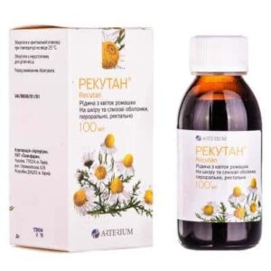 Recutan (chamomile extract) liquid in bottles 100 ml.