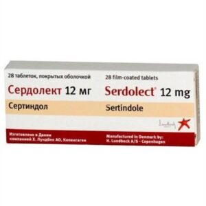 Serdolekt (sertindole) tablets 12 mg. №28