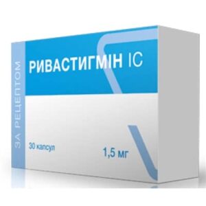 Rivastigmin ІC (rivastigmine) capsules 1.5 mg. №30