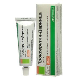 Troxerutin-Darnitsa (troxerutin) gel 2% 30 g. tube