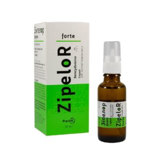 Zipelor (benzidamine hydrochloride) forte spray for the oral cavity 3 mg/ml. 30 ml. vial №1