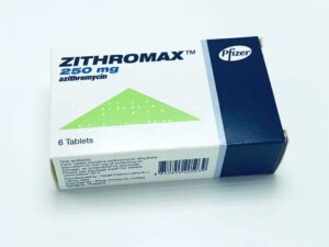 Zitromax (azithromycin) coated tablets 250 mg. N6