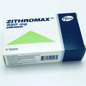 Zitromax (azithromycin) coated tablets 250 mg. N6