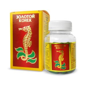 Golden horse (seahorse extract) tablets 700 mg. №20 vial